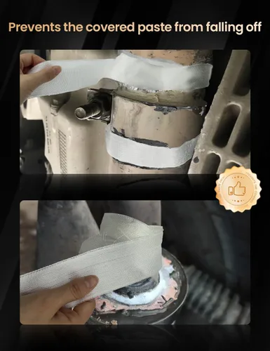 Vista 3 de Visbella Sellador para Sistema de Escape de Vehículos Automotrices, Adhesivo de Reparación Profesional Anti-Colapso Súper Pegamento Sellador