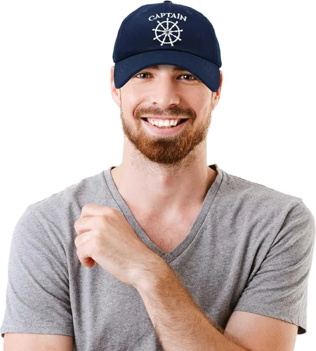 Vista 6 de DALIX Capitán Sombrero Vela Gorra De Béisbol Navy Boat Hombres Mujeres