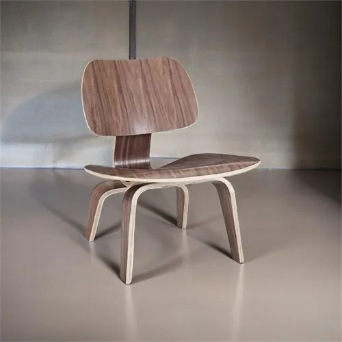Vista 5 de Hawthorne Collections Silla decorativa de madera contrachapada moderna de 15 pulgadas con almohadillas de goma para los pies, construcción