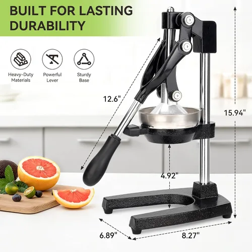 Vista 4 de Fyvva Juicer naranja manual del arrabio, exprimidor resistente de la fruta