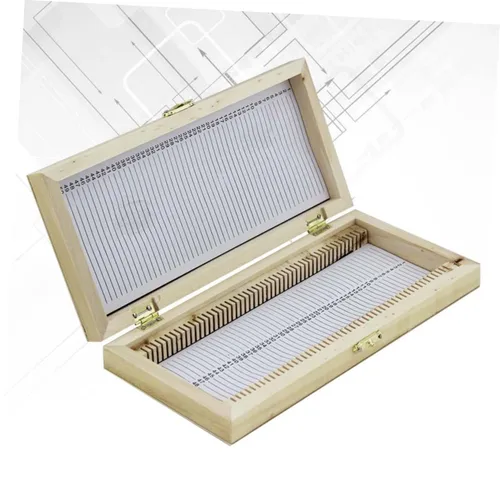Vista 2 de Caja de muestras de diapositivas Caso de diapositivas de vidrio Cajas Organizadoras Diapositivas Diapositivas Soporte de diapositivas Microscopio
