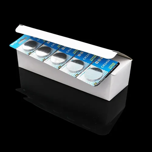 Vista 8 de 10 unids CR2450 batería 550mAh 3V CR2450 KCR2450 5029LC LM2450 CR2450H pilas de botón para juguete velas sin llama reloj
