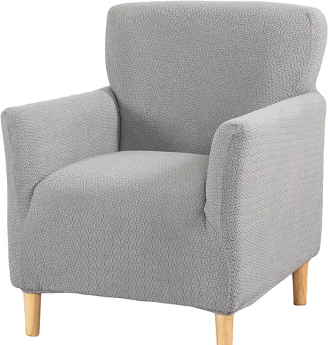 Vista 12 de Fundas de jacquard para sillón de banquete, fundas suaves para sillón de 1 pieza, fundas elásticas para silla de sala de estar, antideslizantes
