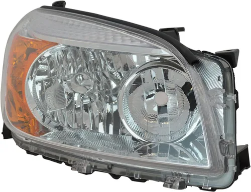Vista 4 de Juego de montaje de faros delanteros para el lado del conductor y del pasajero, compatible con Toyota RAV4 TO2518106 TO2519106 2006-2008 TO2519106