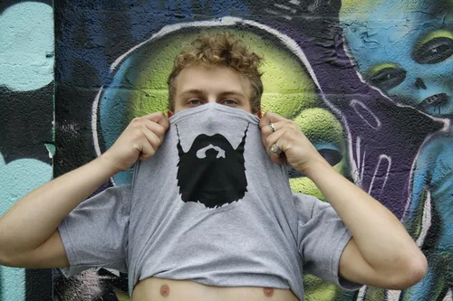 Vista 8 de Preguntarme acerca de Mi barba Camiseta Divertida Flip Sarcástico Novedad Disfraz Idea Mordaza Cool