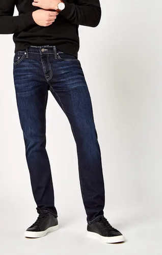 Vista 2 de Mavi Jeans Mens Zach ascenso Regular pierna recta en azul negro Williamsburg