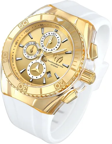 Vista 3 de TECHNOMARINE TM-115049 Cruise Star Oro mejorado, Oro, Moderno