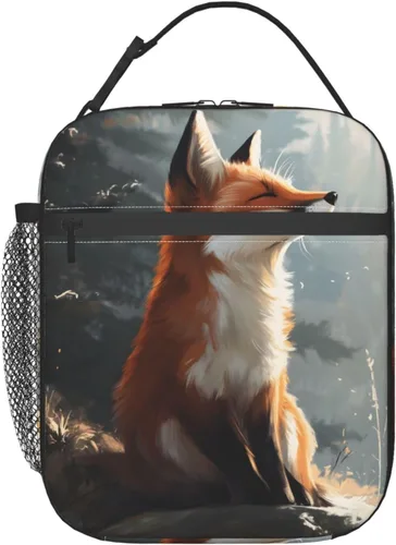 Vista 24 de Lonchera con diseño de margaritas para mujeres, niños, niñas y hombres, lonchera aislada, bolsa de almuerzo para adultos, bolsa de almuerzo
