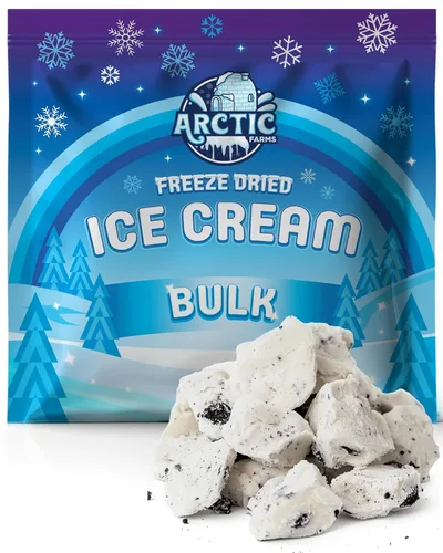 Vista 55 de Arctic Farms Trozos de Helado Liofilizado Empaquetados y en Caja - No se Derrite (1 libra, S'mores)