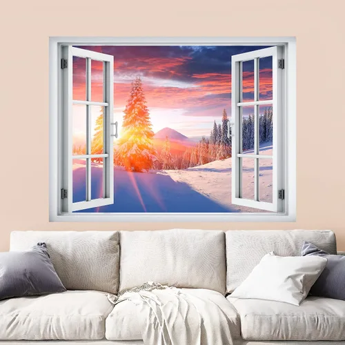 Vista 15 de Wall26 - Mural de pared con adhesivo removible, decoración para el hogar