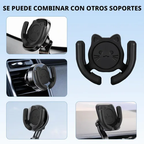 Vista 7 de Soporte multisuperficie para automóvil, paquete de 2 unidades compatible con soportes Popsocket, accesorios de soporte de dispositivos manos libres
