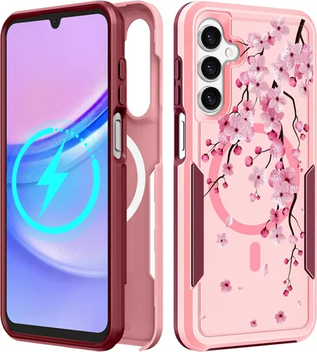 Vista 35 de Funda para Moto G 5G 2024 – Compatible con MagSafe para mujeres y niñas, bonita funda protectora magnética para teléfono, diseño femenino Kawaii