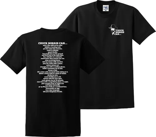 Vista 4 de Camiseta divertida aprobada por Chuck Norris (S-5X)