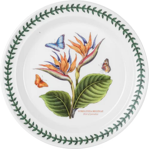Vista 4 de Portmeirion Plato de cena de jardín botánico exótico con motivo de hibisco
