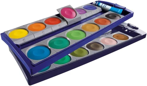 Vista 3 de Pelikan Caja de pintura K24® (incluye blanco opaco, 24 colores, 1 unidad)