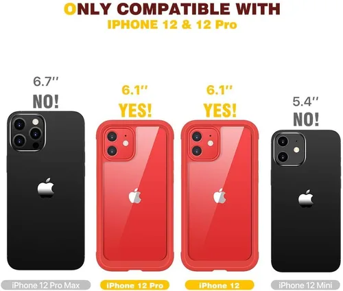 Vista 340 de DIACLARA - Funda transparente compatible con iPhone XR 6.1 pulgadas 2018