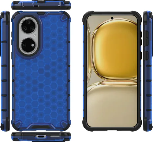 Vista 117 de Pzwoxukhov Funda compatible con Huawei Nova 3i, compatible con Huawei P Smart+ 2018 Honeycomb Anti-Drop Shock-Absorbing Case Negro