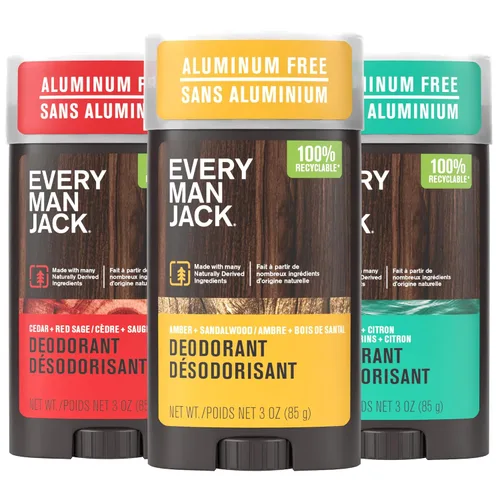 Vista 21 de Every Man Jack Desodorante para Hombre de Ámbar + Sándalo - Mantén la Frescura con Desodorante sin Aluminio Para Todos los Tipos de Piel - Elimina