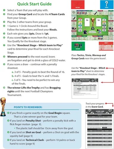 Vista 11 de Juego de mesa de campeones de fútbol – Juegos de mesa familiares para adolescentes a partir de 14 años y adultos – Juego de mesa de estrategia
