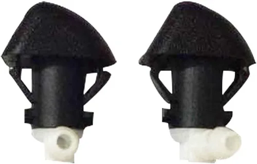 Vista 4 de ZHParty - Pulverizador de boquilla de limpiaparabrisas delantero con 6 piezas de conectores para Honda Pilot 09-15, Honda Odyssey 14-17, reemplaza
