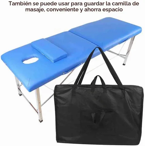 Vista 3 de Naroote Funda de transporte para silla de salón plegable resistente, mesas de spa portátiles profesionales, bolsa de transporte para cama de masaje