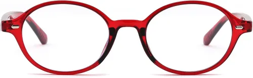 Vista 17 de FEISEDY Gafas de luz azul ovaladas vintage para mujeres y hombres, elegantes y ligeras de los años 90, anteojos falsos Nerd Y2k marco B0242
