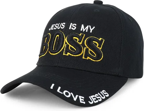 Vista 20 de Trendy Apparel Shop Gorra de bola cristiana bordada a mano Only Jesus Praying Azul marino