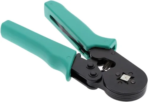 Vista 6 de ProsKit CP-462G - Alicates de prensado de alambre de virola cuadrada ajustable, herramienta práctica de prensado de línea