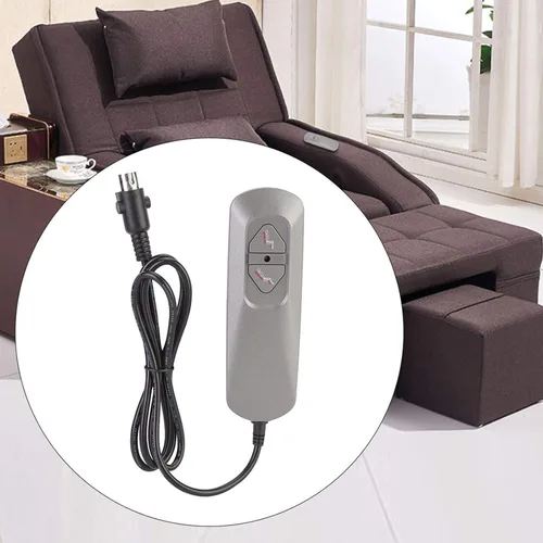 Vista 6 de Yosoo Control manual para elevador de silla, interruptor táctil eléctrico, silla reclinable, sofá, 2 botones, control remoto, interruptor de control