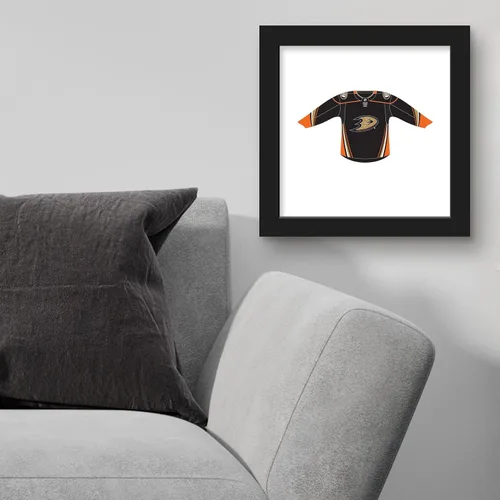 Vista 3 de Trends International Gallery Pops NHL Anaheim Ducks - Póster de pared frontal de uniforme para el hogar, 12.00 x 12.00 pulgadas, versión de marco