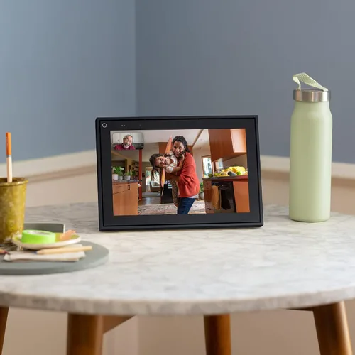 Vista 5 de Meta Portal - Videollamadas inteligentes para el hogar con pantalla táctil de 10" - Negro