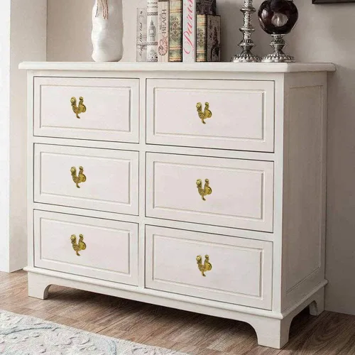 Vista 6 de Perillas de pollo, pomos de gallo para armario y cajones, pomos decorativos de zinc dorado en forma de gallo para cocina, armario, tocador, muebles