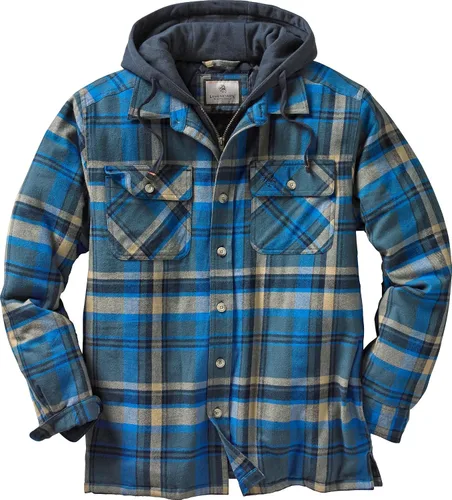 Vista 3 de Legendary Whitetails, chamarra con capucha para hombre, estilo madera de arce.