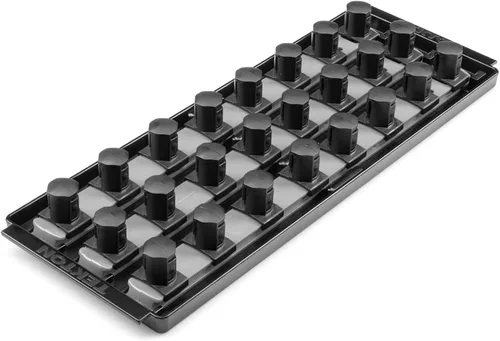 Vista 9 de TEKTON Carraca de 3/4 pulgadas x riel para dados de 8 pulgadas, 5 clips (rojo) OSR31105 Fabricado en Estados Unidos Negro