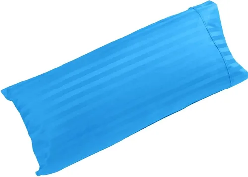 Vista 10 de Funda de almohada corporal de algodón egipcio de 300 hilos, tamaño de rayas de 20 x 54 pulgadas, funda de almohada (20 x 54 pies, beige)