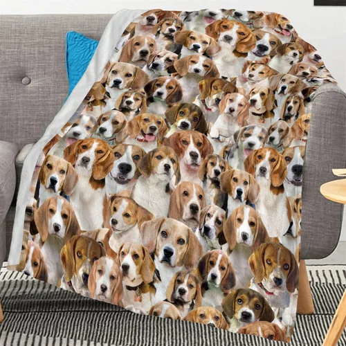 Vista 14 de Manta con estampado Airedale Terrier – Manta con estampado de animales divertidos para amantes de los perros y cachorros, regalos Airedale Terrier