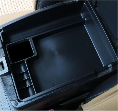 Vista 3 de Caja de almacenamiento central para reposabrazos de automóvil, compatible con Nissan X-Trail T32 2014-2020, bandeja de guantes, accesorios