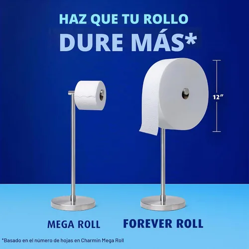 Vista 11 de Charmin Papel higiénico ultra suave, 3 rollos de repuesto Forever Rolls, 2 capas de papel de baño, 3 rollos