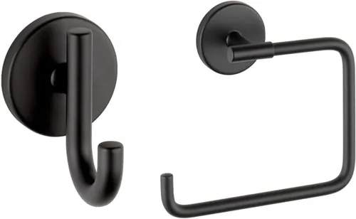 Vista 9 de Delta Trinsic Collection - Accesorios de baño negro mate (75935-BL + 75950-BL)