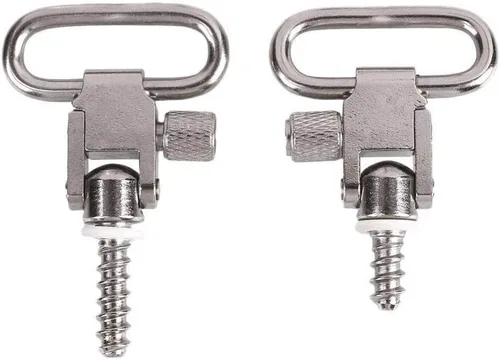 Vista 2 de QD Quick Detach Sling Giratorio Stud para Rifle Deportes Acero Inoxidable Still W/Tornillos