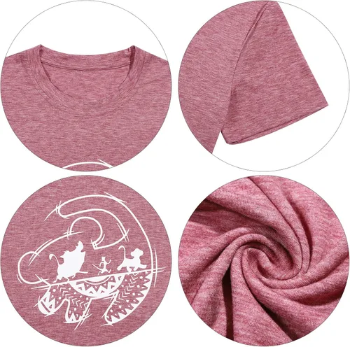 Vista 6 de Camisa Mágica para Mujer, Playera del Reino Mágico, Playera de Vacaciones Familiares, Camiseta del Castillo, Cree en la Magia, Tops para Viaje