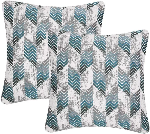 Vista 7 de Yeiotsy Paquete de 2 fundas de almohada decorativas de estilo nórdico para sofá, cama, silla de tarjetas, fundas de cojín geométricas, fundas