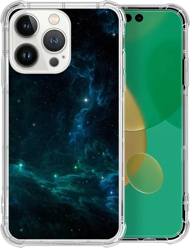 Vista 41 de CARLOCA Funda compatible con iPhone 7 Plus para niña, transparente con increíble diseño de nebulosa espacial, diseño de plástico a prueba de golpes