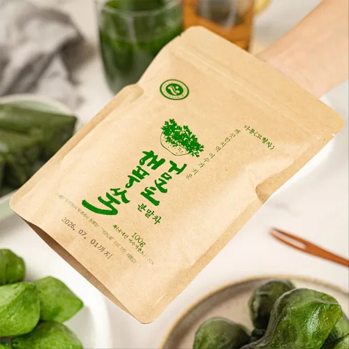 Vista 4 de GEOMUNDO HEAPUNG SSUK Sea Breeze - Hierba coreana 100% orgánica, molida fina, aroma rico, para té, latte, máscara facial, remojo de baño, 3.53 onzas