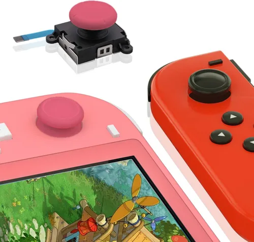 Vista 4 de ECHZOVE Joy Stick de repuesto compatible con Switch lite repuesto de palanca de mando compatible con Switch lite y kit de herramientas de reparación
