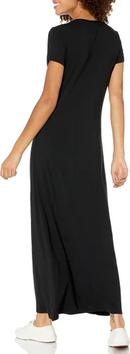 Vista 2 de Tienda Essentials - Vestido largo de manga corta para mujer
