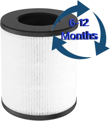 Vista 6 de Paquete de 2 filtros de repuesto CL-6070A para purificador de aire Cool-Living CL-6070A, Tredy TD-1300, Beaba y Tenergy Renair TAP01, H13 True HEPA