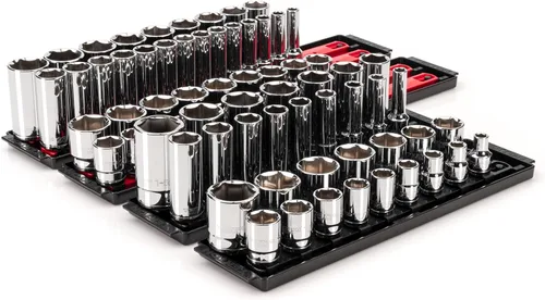 Vista 12 de TEKTON - Juego de dados de 1/2 pulgada con engrane de 6 puntos, 10 piezas (15/16-1-1/2”), SHD92109