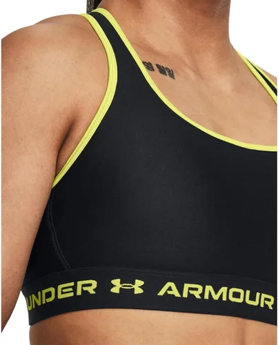 Vista 5 de Under Armour - Sujetador deportivo de medio impacto, con espalda cruzada, para mujer