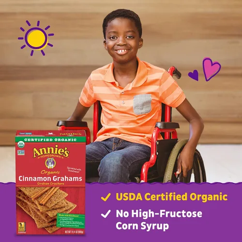 Vista 76 de Annie's Organic Chocolate Bunny Graham Snacks, 7.5 onzas